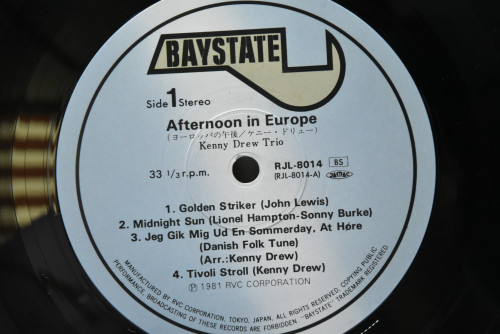 Kenny Drew Trio [케니 드류] ‎- Afternoon In Europe - 중고 수입 오리지널 아날로그 LP