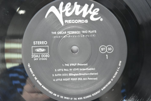The Oscar Peterson Trio [오스카 피터슨] ‎- The Oscar Peterson Trio Plays - 중고 수입 오리지널 아날로그 LP