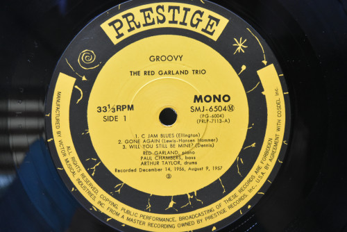 The Red Garland Trio [레드 갈랜드] ‎- Groovy - 중고 수입 오리지널 아날로그 LP