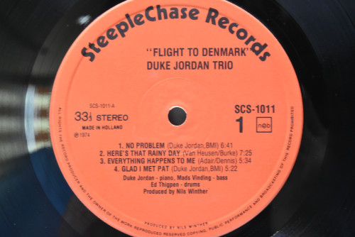 Duke Jordan [듀크 조단] ‎- Flight To Denmark - 중고 수입 오리지널 아날로그 LP