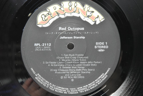 Jefferson Starship [제퍼슨 스타쉽] - Red Octopus ㅡ 중고 수입 오리지널 아날로그 LP