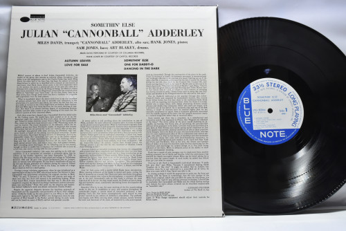 Cannonball Adderley [캐논볼 애덜리] ‎- Somethin&#039; Else - 중고 수입 오리지널 아날로그 LP
