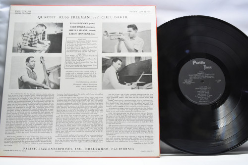Chet Baker Quartet [쳇 베이커] ‎- Quartet: Russ Freeman Chet Baker - 중고 수입 오리지널 아날로그 LP