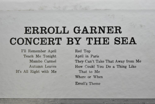 Erroll Garner [에롤 가너] ‎- Concert By The Sea - 중고 수입 오리지널 아날로그 LP