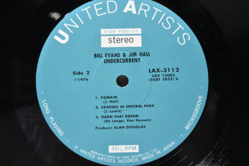 Bill Evans, Jim Hall [빌 에반스, 짐 홀] - Undercurrent ㅡ 중고 수입 오리지널 아날로그 LP