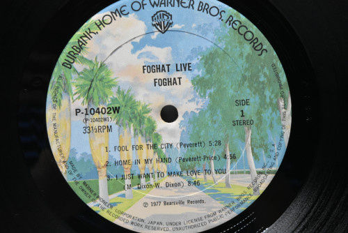 Foghat [포거트] - Live ㅡ 중고 수입 오리지널 아날로그 LP