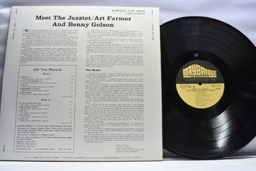 Art Farmer / Benny Golson [아트 파머, 베니 골슨] ‎- Meet The Jazztet - 중고 수입 오리지널 아날로그 LP