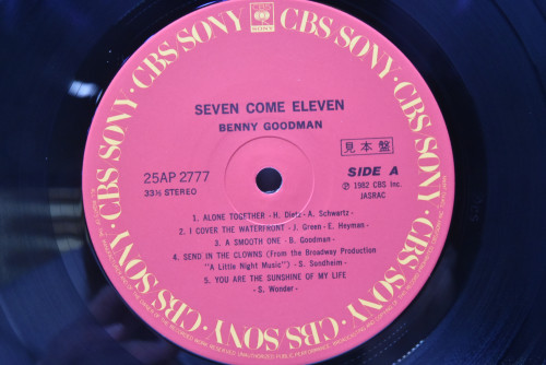 Benny Goodman [베니 굿맨] ‎- Seven Come Eleven - 중고 수입 오리지널 아날로그 LP