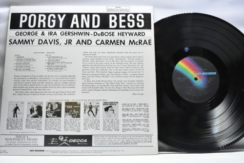 Carmen McRae, Sammy Davis Jr [카르멘 맥레이, 새미 데이비스 주니어] ‎- Porgy And Bess - 중고 수입 오리지널 아날로그 LP