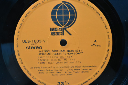 Kenny Dorham Quintet [케니 도햄] ‎- Jerome Kern Showboat - 중고 수입 오리지널 아날로그 LP