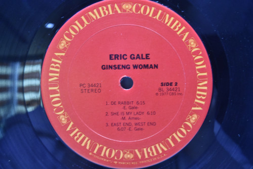 Eric Gale [에릭 게일]‎ - Ginseng Woman - 중고 수입 오리지널 아날로그 LP