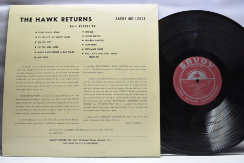 Coleman Hawkins [콜맨 호킨스] - The Hawk Returns - 중고 수입 오리지널 아날로그 LP