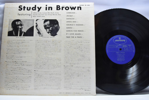 Clifford Brown And Max Roach [클리포드 브라운, 맥스 로치] ‎- Study In Brown - 중고 수입 오리지널 아날로그 LP