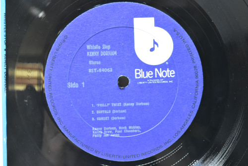 Kenny Dorham [케니 도햄] ‎- Whistle Stop (UA bluewhite) - 중고 수입 오리지널 아날로그 LP