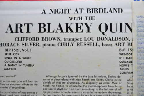 Art Blakey Quintet [아트 블레이키] ‎- A Night At Birdland Volume 2 (KING) - 중고 수입 오리지널 아날로그 LP