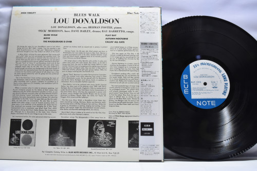 Lou Donaldson [루 도날드슨] ‎- Blues Walk - 중고 수입 오리지널 아날로그 LP