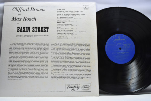 Clifford Brown And Max Roach [클리포드 브라운, 맥스 로치] ‎- At Basin Street - 중고 수입 오리지널 아날로그 LP