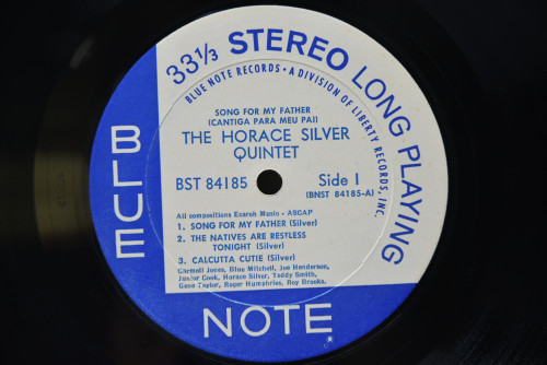 The Horace Silver Quintet [호레이스 실버] ‎- Song For My Father (Cantiga Para Meu Pai) (Liberty) - 중고 수입 오리지널 아날로그 LP