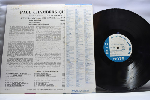 Paul Chambers Quintet [폴 챔버스, 도날드 버드, 클리프 조단, 토미 플라나건, 엘빈 존스] ‎- Paul Chambers Quintet - 중고 수입 오리지널 아날로그 LP