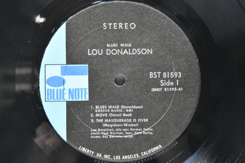 Lou Donaldson [루 도날드슨] ‎- Blues Walk (UA 초기버전 라벨) - 중고 수입 오리지널 아날로그 LP