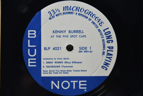 Kenny Burrell with Art Blakey [케니 버렐, 아트 블레이키] ‎- At The Five Spot Cafe (UA) - 중고 수입 오리지널 아날로그 LP