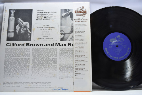 Clifford Brown And Max Roach [클리포드 브라운, 맥스 로치] - Clifford Brown And Max Roach - 중고 수입 오리지널 아날로그 LP