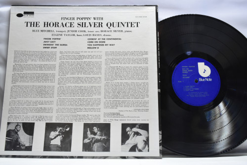 The Horace Silver Quintet [호레이스 실버] ‎- Finger Poppin&#039; With The Horace Silver Quintet (UA) - 중고 수입 오리지널 아날로그 LP