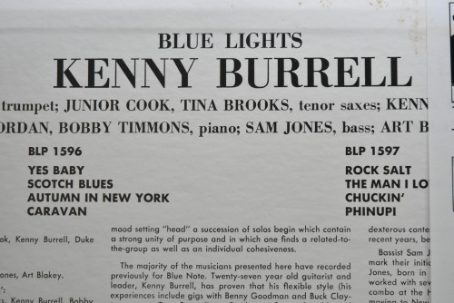 Kenny Burrell [케니 버렐] ‎- Blue Lights, Volume 1 (KING) - 중고 수입 오리지널 아날로그 LP