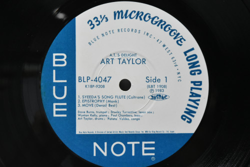 Art Taylor [아트 테일러] ‎- A.T.&#039;s Delight (KING) - 중고 수입 오리지널 아날로그 LP