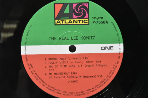 Lee Konitz [리 코니츠] ‎- The Real Lee Konitz - 중고 수입 오리지널 아날로그 LP