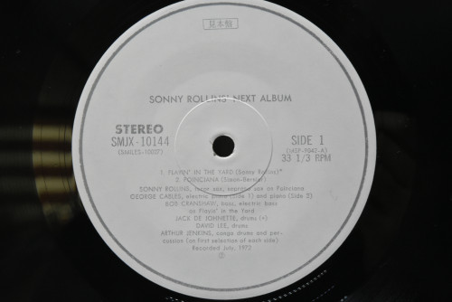 Sonny Rollins [소니 롤린스] ‎- Next Album (promo) - 중고 수입 오리지널 아날로그 LP