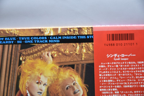 Cyndi Lauper [신디 로퍼] - True Colors ㅡ 중고 수입 오리지널 아날로그 LP