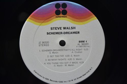 Steve Walsh [스티브 월시] - Schemer Dreamer ㅡ 중고 수입 오리지널 아날로그 LP