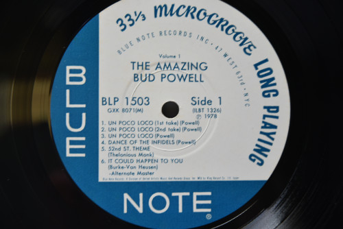 Bud Powell [버드 파웰] ‎- The Amazing Bud Powell, Volume 1 (KING) - 중고 수입 오리지널 아날로그 LP