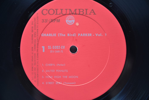 Charlie Parker [찰리 파커] ‎- Charlie (The Bird) Parker Vol.1 - 중고 수입 오리지널 아날로그 LP