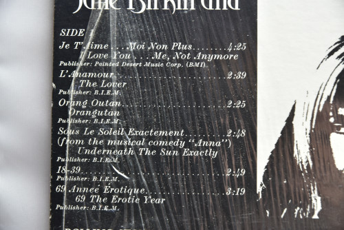 Jane Birkin And Serge Gainsbourg [제인 버킨, 세르쥬 갱스부르] - Je T&#039;Aime - Beautiful Love ㅡ 중고 수입 오리지널 아날로그 LP