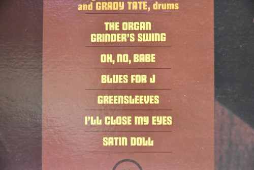 The Incredible Jimmy Smith Featuring Kenny Burrell And Grady Tate [지미 스미스, 케니 버렐] ‎- Organ Griinder Swing - 중고 수입 오리지널 아날로그 LP