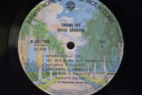 David Sanborn [데이비드 샌본] ‎- Taking Off - 중고 수입 오리지널 아날로그 LP