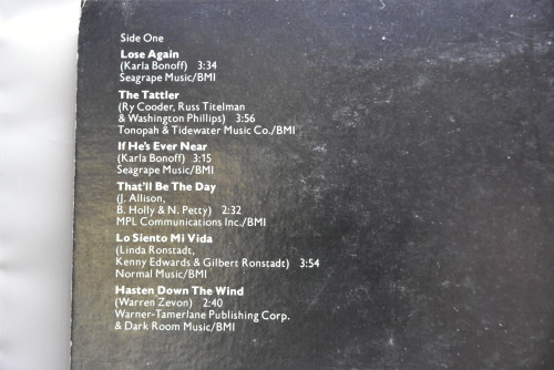Linda Ronstadt [린다 론스태드] - Hasten Down The Wind  ㅡ 중고 수입 오리지널 아날로그 LP