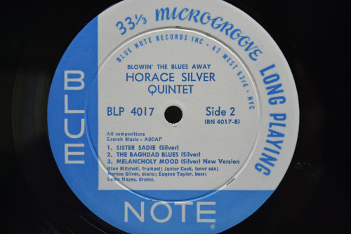 The Horace Silver Quintet &amp; The Horace Silver Trio [호레이스 실버] ‎- Blowin&#039; The Blues Away (모노 초반) - 중고 수입 오리지널 아날로그 LP