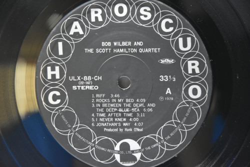 Bob Wilber And The Scott Hamiton [밥 윌버, 스콧 해밀턴] - Bob Wilber And The Scott Hamiton  - 중고 수입 오리지널 아날로그 LP