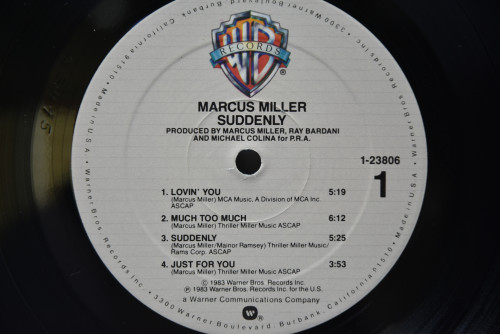 Marcus Miller [마커스 밀러] ‎- Suddenly - 중고 수입 오리지널 아날로그 LP