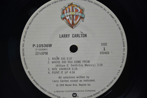 Larry Carlton [래리 칼튼] ‎- Larry Carlton - 중고 수입 오리지널 아날로그 LP