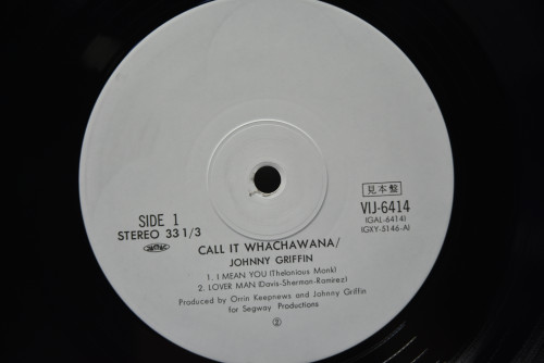 Johnny Griffin [조니 그리핀] ‎- Call It Whachawana (PROMO) - 중고 수입 오리지널 아날로그 LP