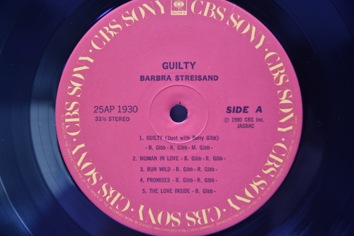 Barbra Streisand [바브라 스트라이샌드] - Guilty ㅡ 중고 수입 오리지널 아날로그 LP