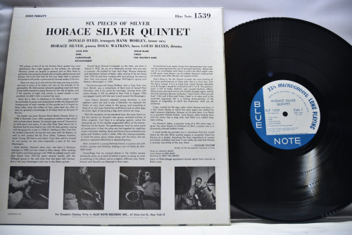 Horace Silver Quintet [호레이스 실버] ‎- 6 Pieces Of Silver (KING) - 중고 수입 오리지널 아날로그 LP