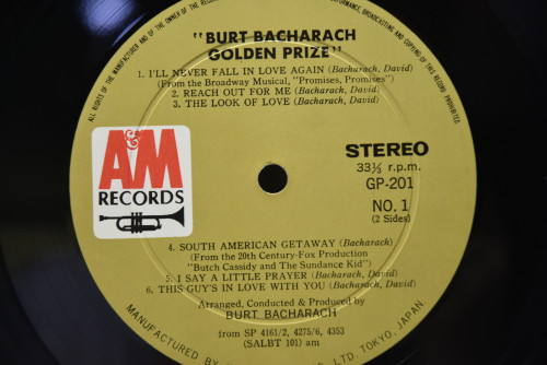 Burt Bacharach [버트 바카락] - Burt Bacharach&#039;s Great Hits ㅡ 중고 수입 오리지널 아날로그 LP