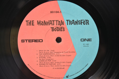The Manhattan Transfer [맨하탄 트랜스퍼] - Bodies And Souls ㅡ 중고 수입 오리지널 아날로그 LP