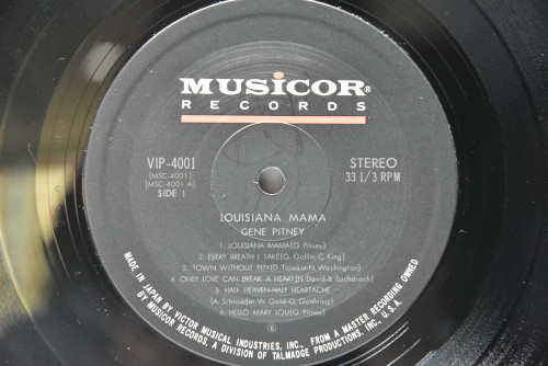 Gene Pitney [진 피트니] - Louisiana Mama- Golden Hits of Gene Pitney ㅡ 중고 수입 오리지널 아날로그 LP