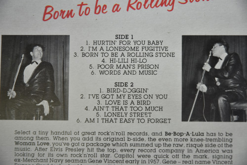 Gene Vincent [진 빈센트] - Born To Be A Rolling Stone ㅡ 중고 수입 오리지널 아날로그 LP